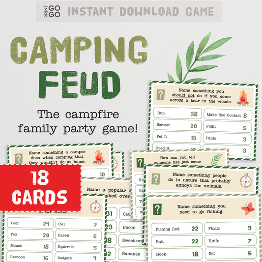 Camping Feud - The Family Campfire Duel for Top Answers and Points