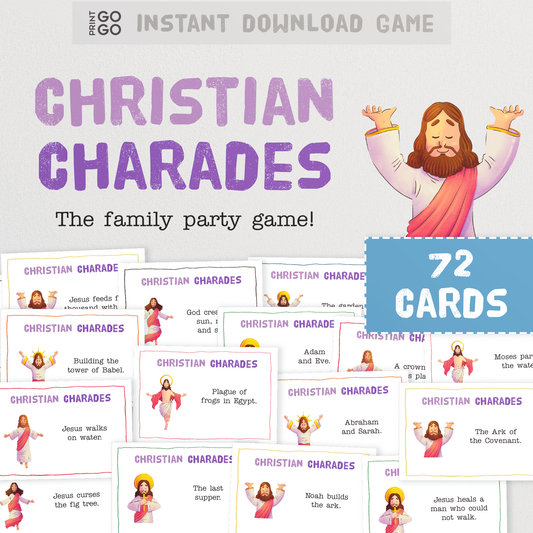 Christian Charades - The Fun Church Party Game of Acting Out and Guessing Phrases