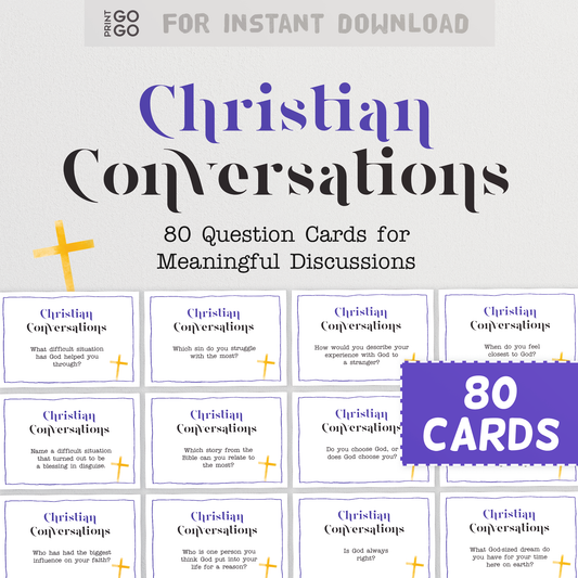 80 Christian Conversation Cards