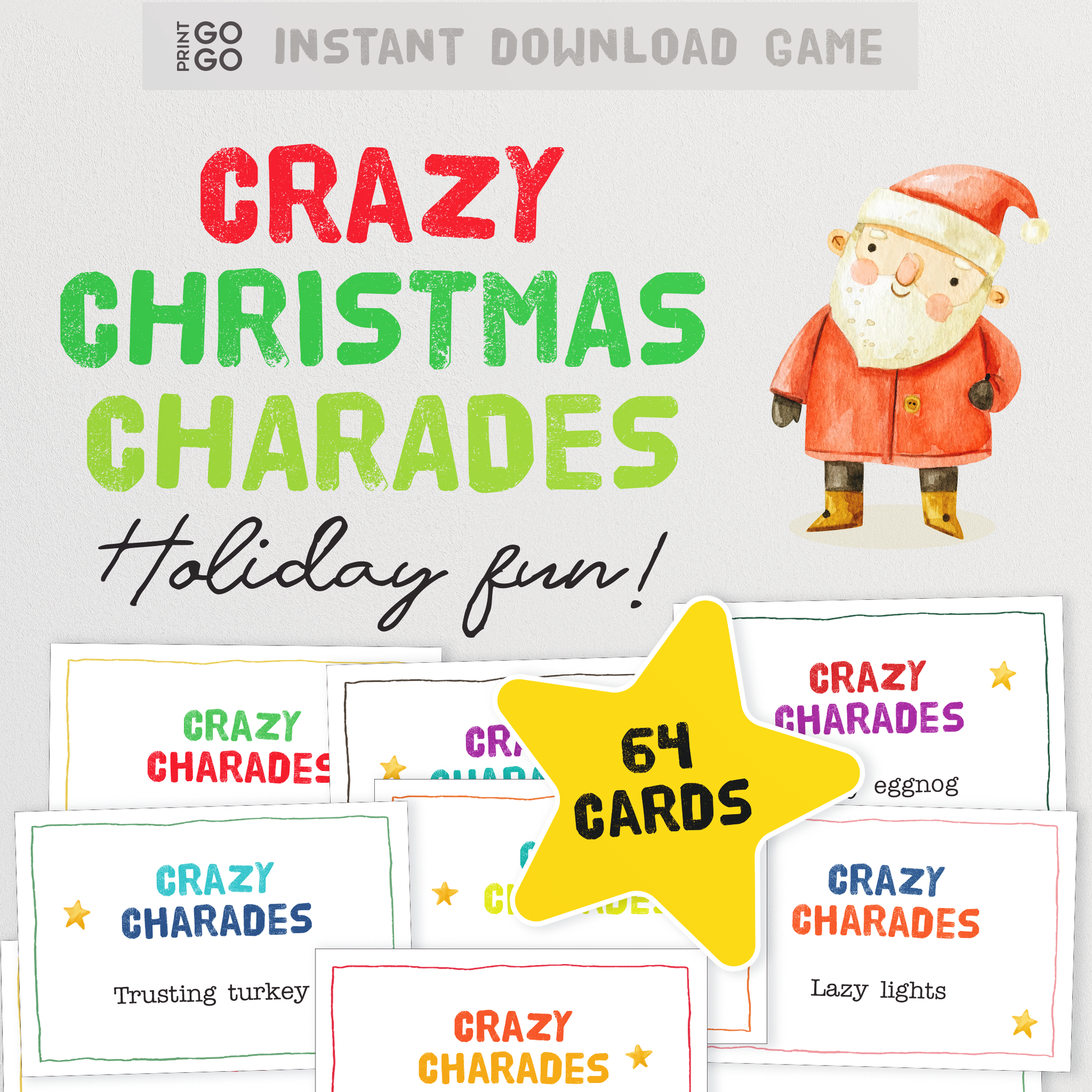 Crazy Christmas Charades Game - The Hilarious Family Party Game