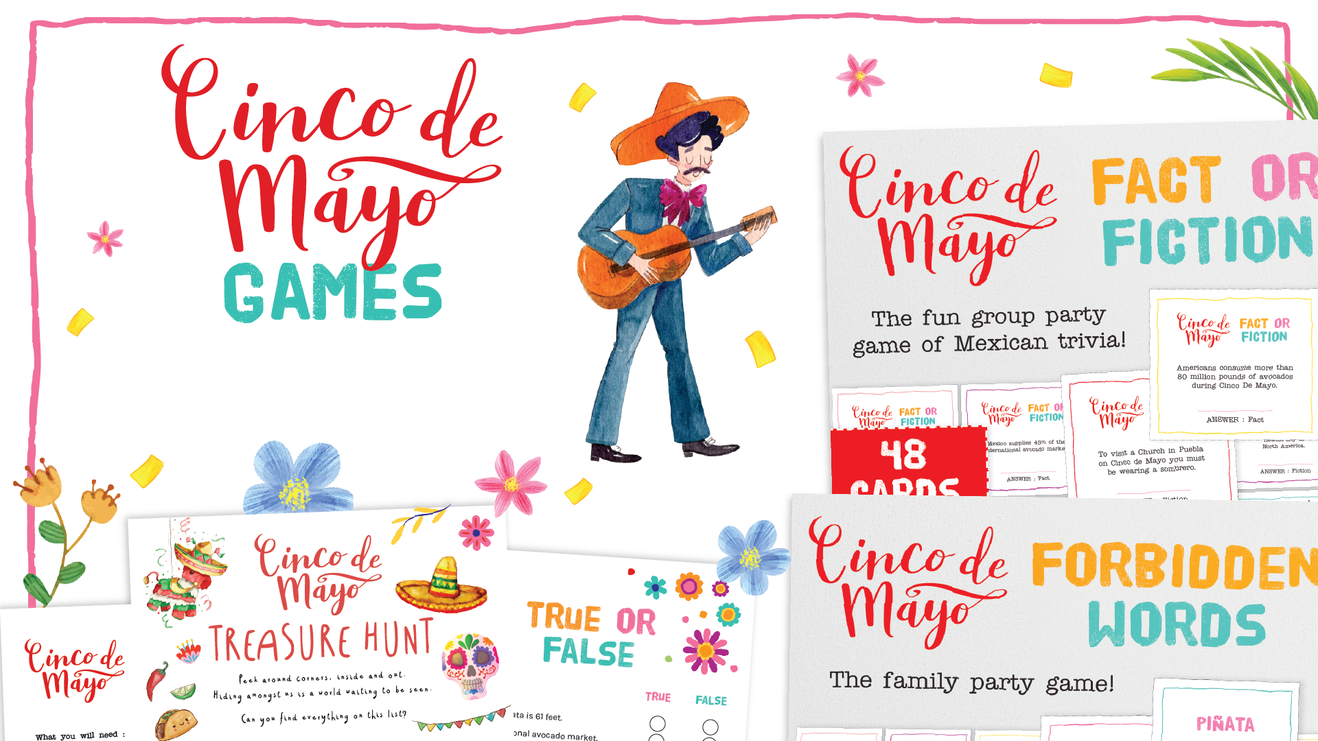 This Cinco de Mayo celebrate as a family and play some good old fashioned games! From trivia to word and party game these games will entertain all the family from young to old this season.