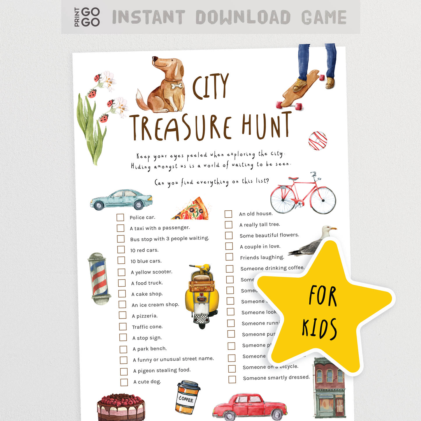 City Treasure Hunt for Kids