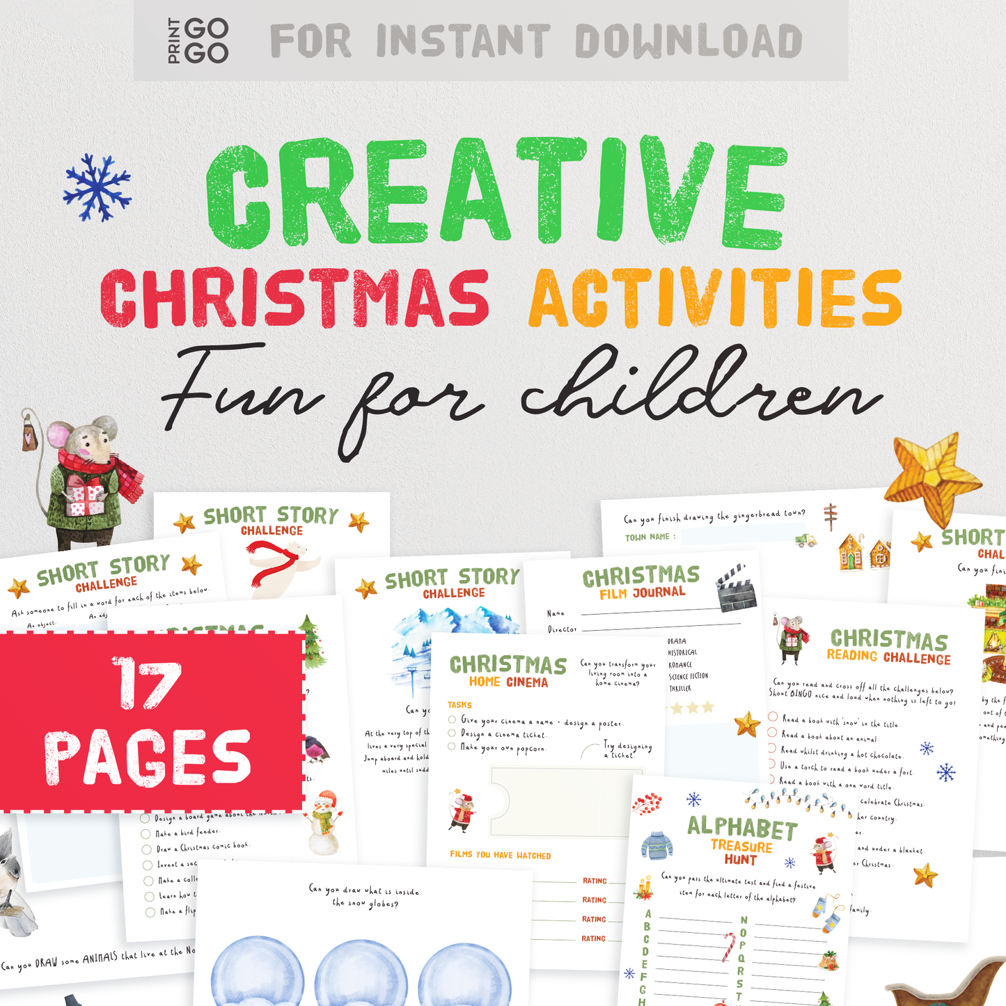 Christmas Activity Bundle for Kids