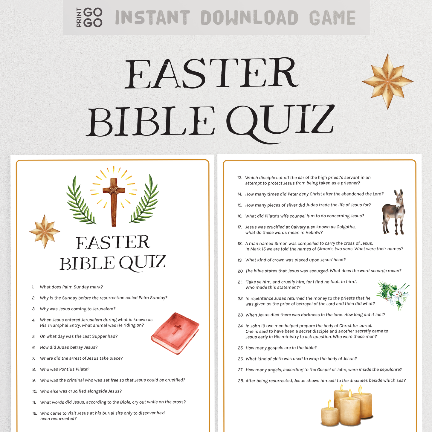 Easter Bible Quiz