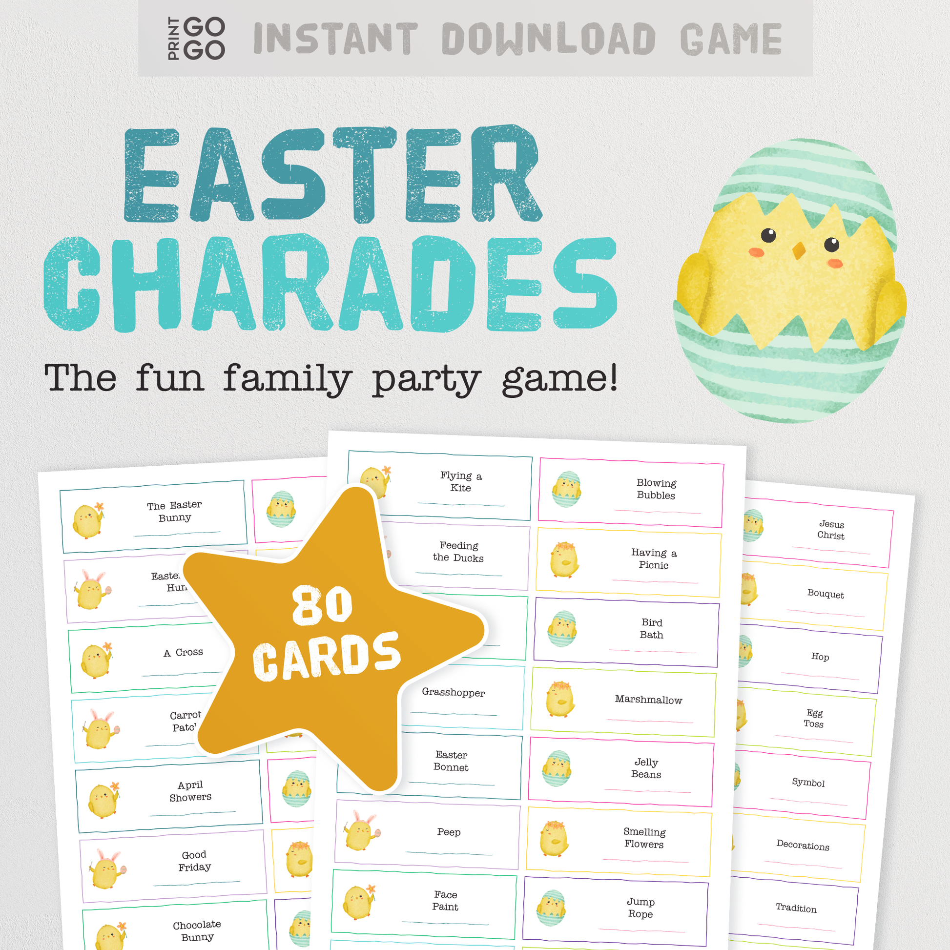 Easter Charades - The Fun Family Party Game of Acting Out