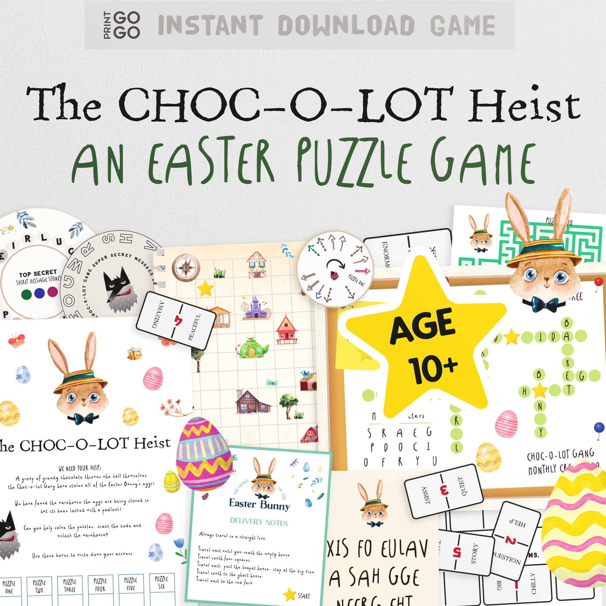 The Choc-o-Lot Heist - An Easter Puzzle Game for Kids