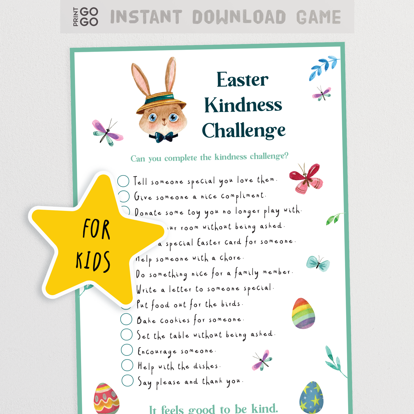 Easter Kindness Challenge for Kids - The Fun Aid to Encourage Good Behaviour