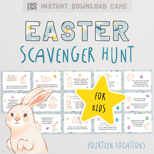 Easter Egg Scavenger Hunt for Kids - Hop Hop on the Indoor Bunny Trail and Fill Up Your Basket!