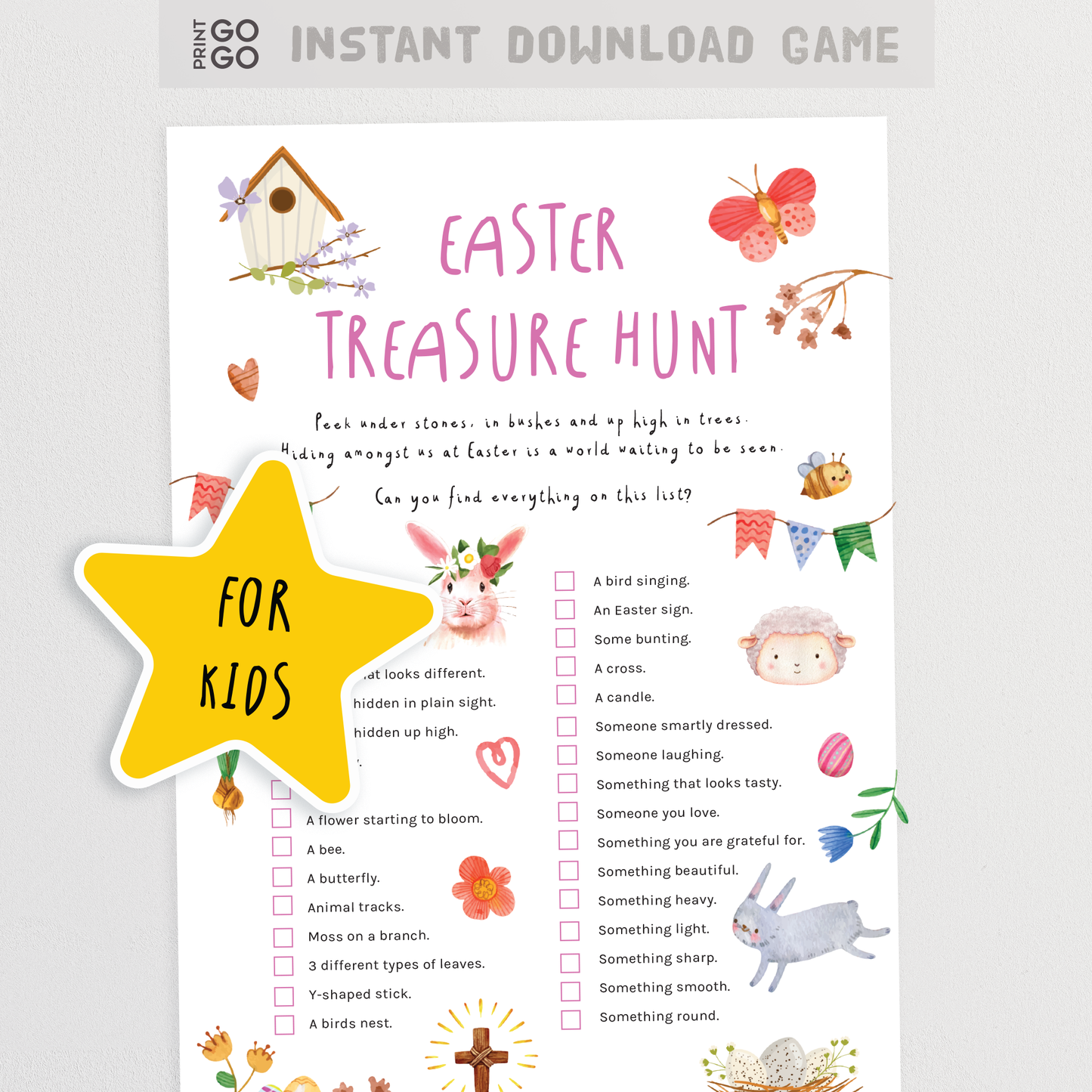 Easter Treasure Hunt - The Wholesome Outdoor Activity for Creative Kids
