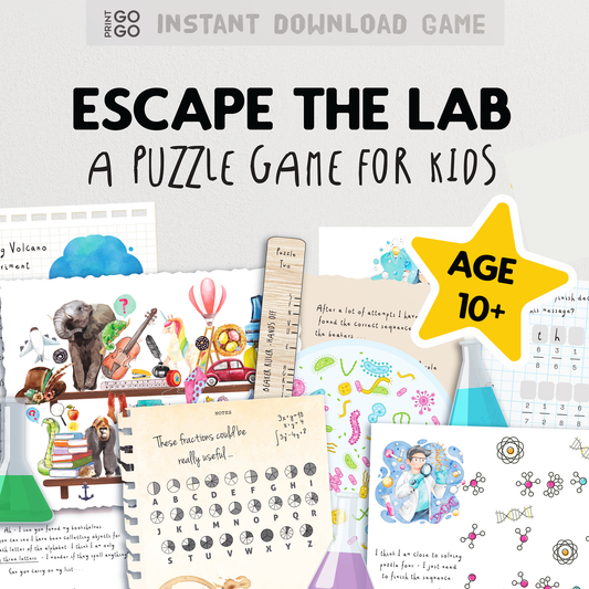 Escape The Lab Puzzle Game for Kids