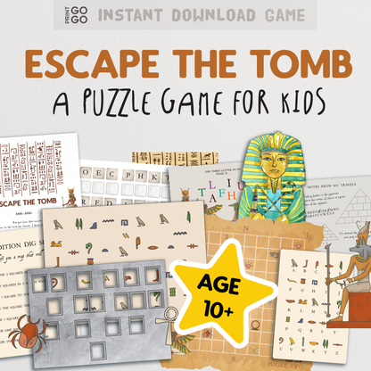 Escape The Tomb Puzzle Game for Kids