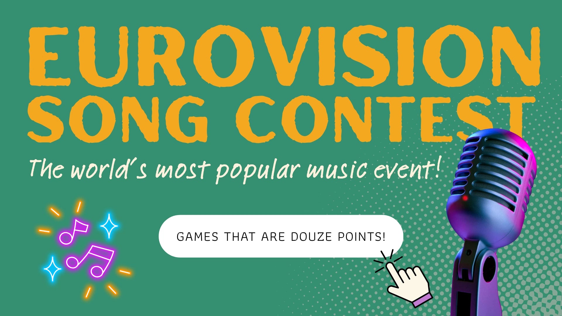 Instant download games and activities for the Eurovision Song Contest.
