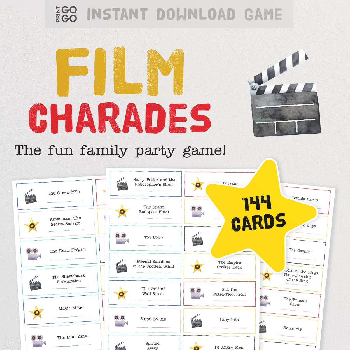 Charades Acting New Years Eve Charades Riddle Icebreaker Game Brain