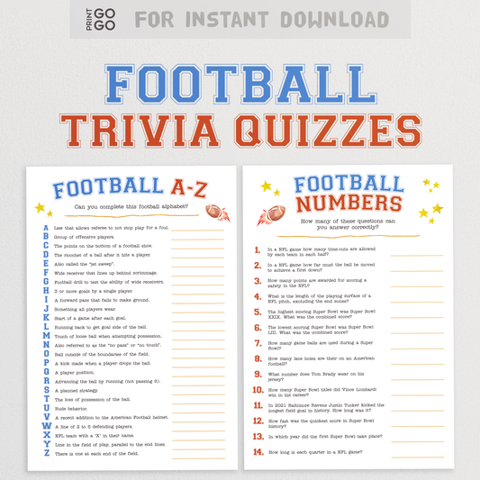 USA Patriotic Games - Super Bowl, USA Trivia, American Feud + more! – Print  GoGo