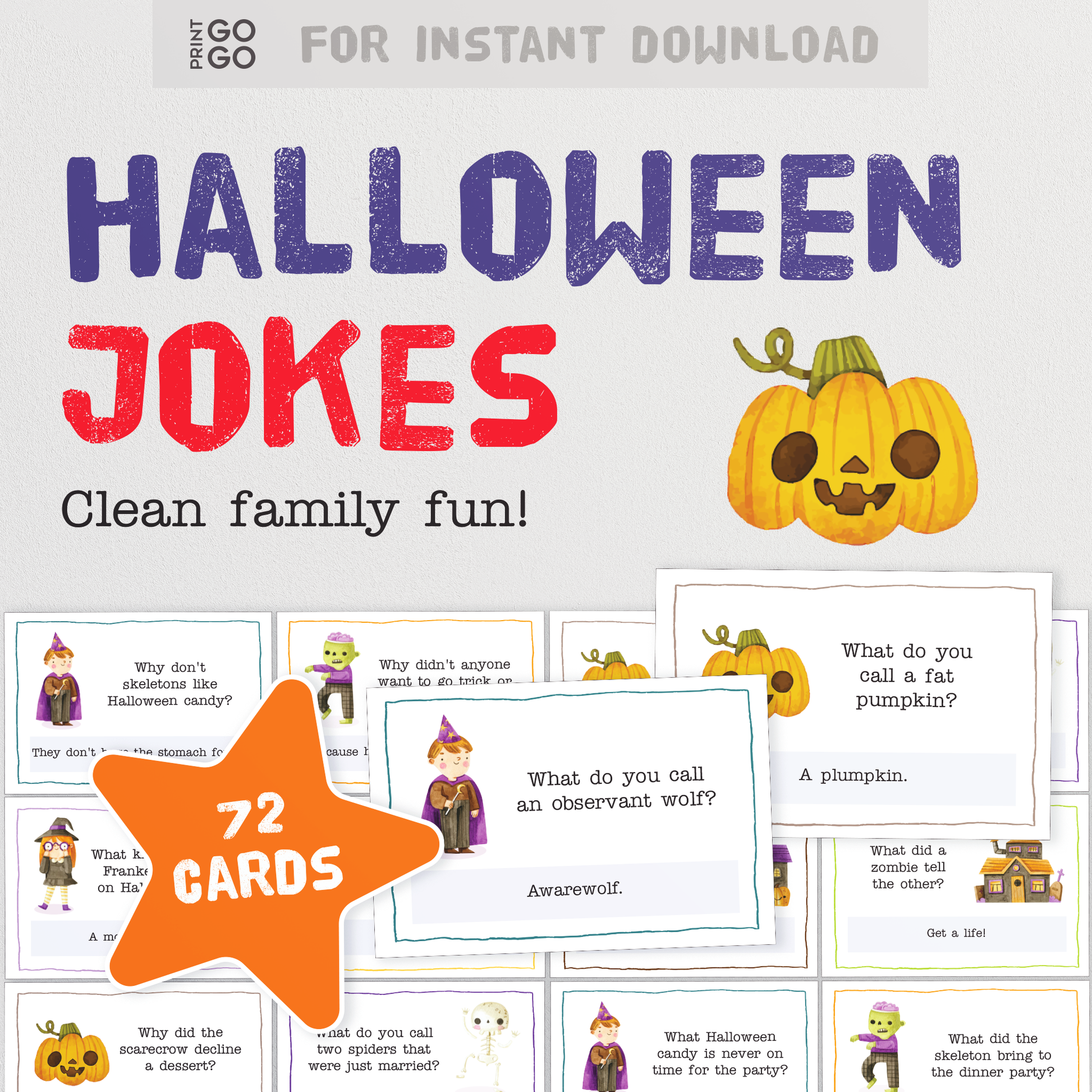 Halloween Jokes - 72 Frightfully Funny Jokes for Kids