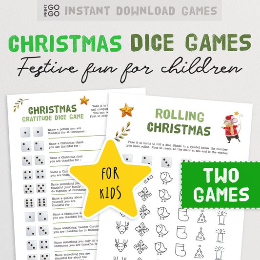 Christmas Dice Games for Kids