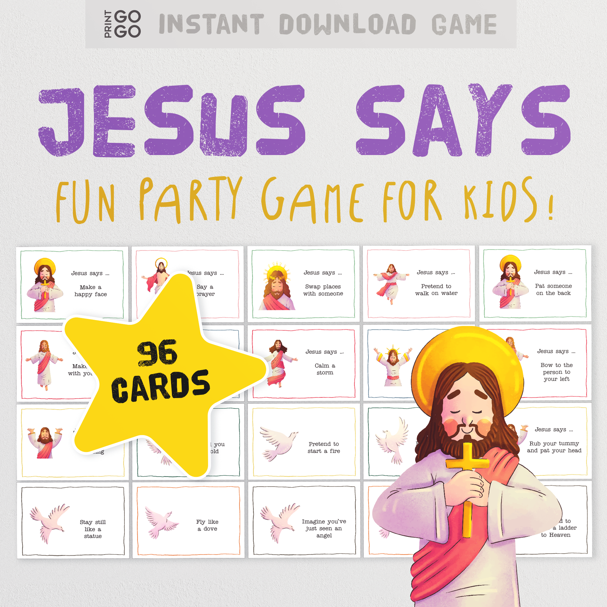 Jesus Says - The Fun Church Party Game for Kids!