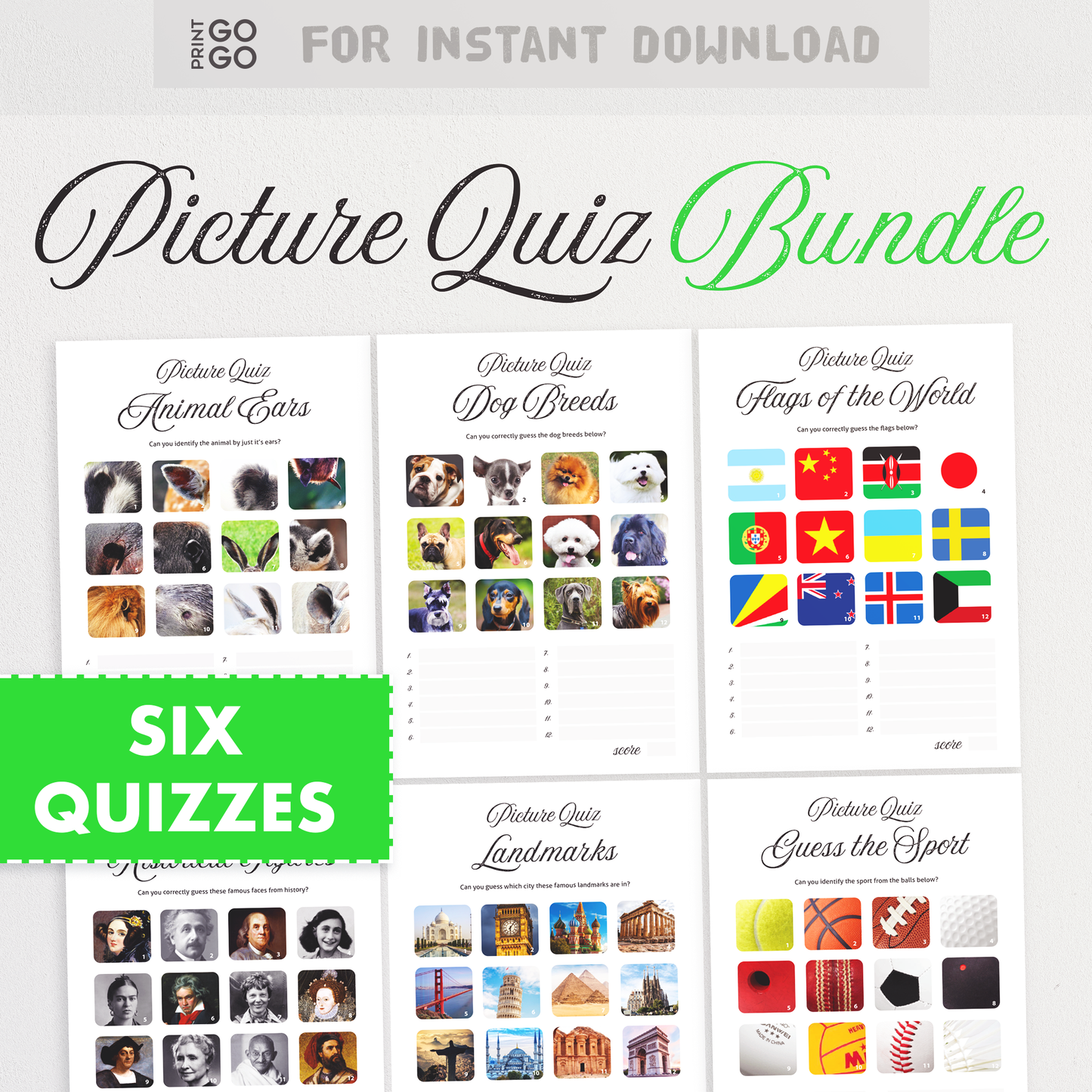 Picture Quiz Eight Game Bundle