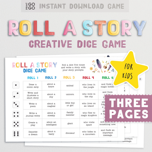 Roll A Story Dice Game