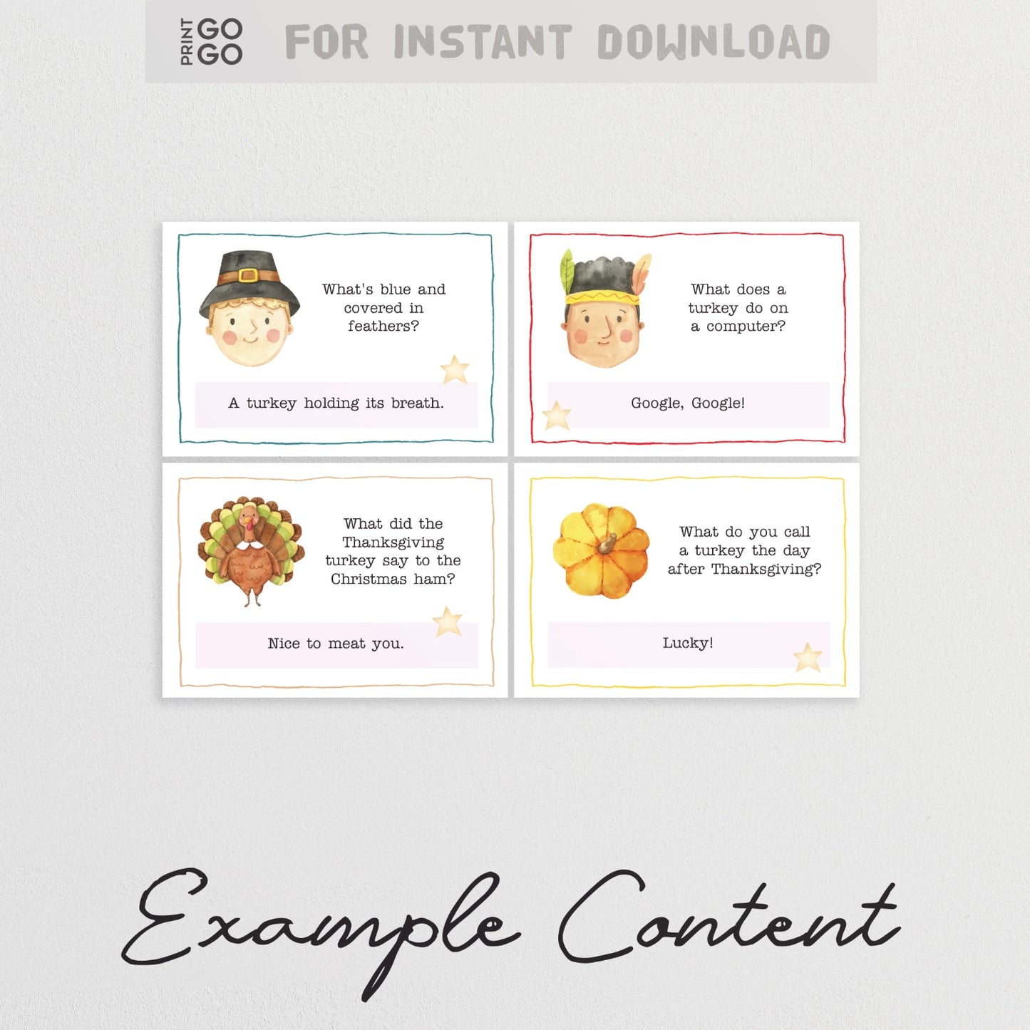 Thanksgiving Joke Cards - Family Friendly Jokes to Make You Laugh