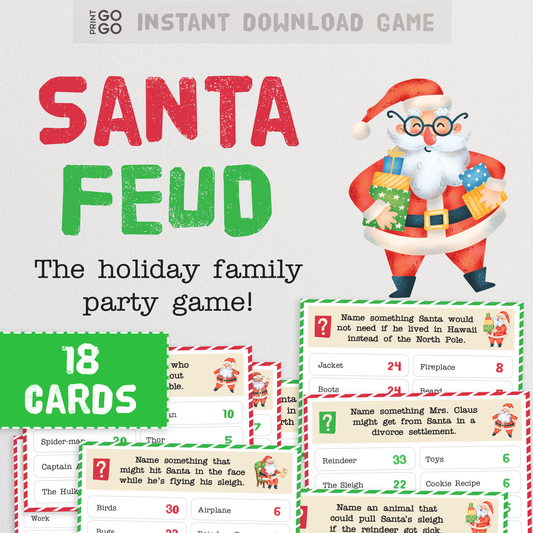 Santa Feud - The Family Friendly Duel for Festive Top Answers and Points