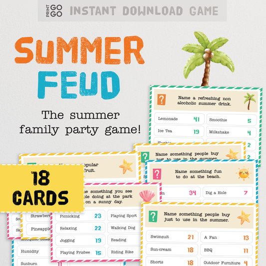 Summer Feud - The Family Friendly Holiday Duel for Top Answers and Points
