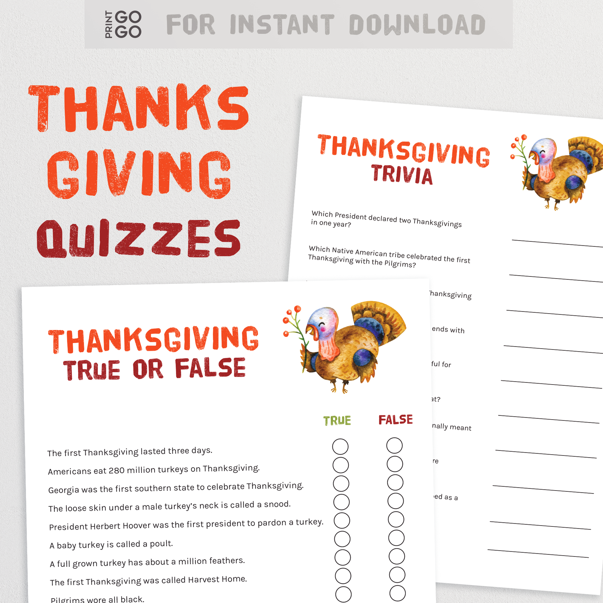 Thanksgiving Quiz