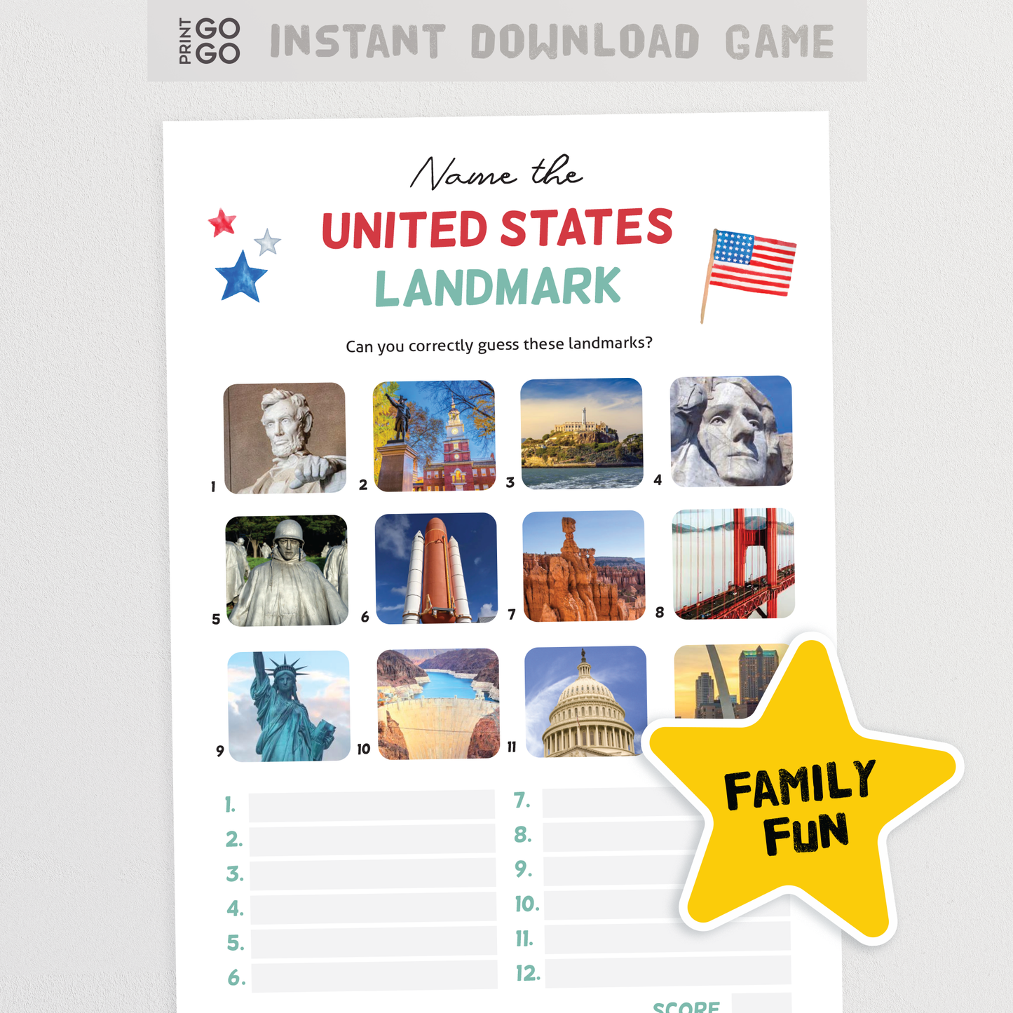 United States Landmarks Quiz