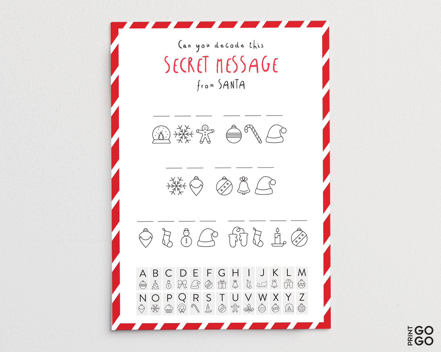 Coded Secret Messages from Santa - Fun Christmas Activity for Kids ...
