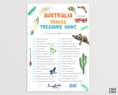 Spark curiosity in kids and keep them entertained on your holiday, or staycation, in Australia. Can they find all the items on the list?