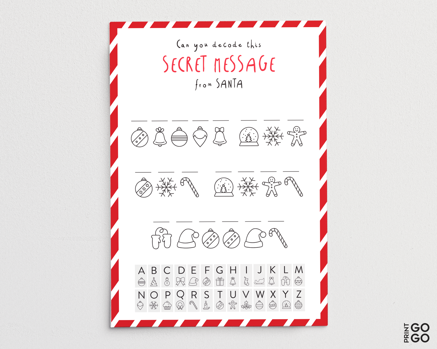 Coded Secret Messages from Santa - Fun Christmas Activity for Kids ...