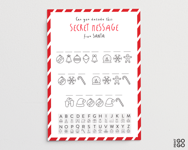 Coded Secret Messages from Santa - Fun Christmas Activity for Kids ...