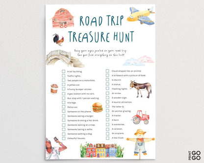 Treasure Hunt Bundle - Six Outdoor Scavenger Hunt Games for Kids
