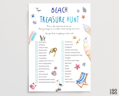 Treasure Hunt Bundle - Six Outdoor Scavenger Hunt Games for Kids